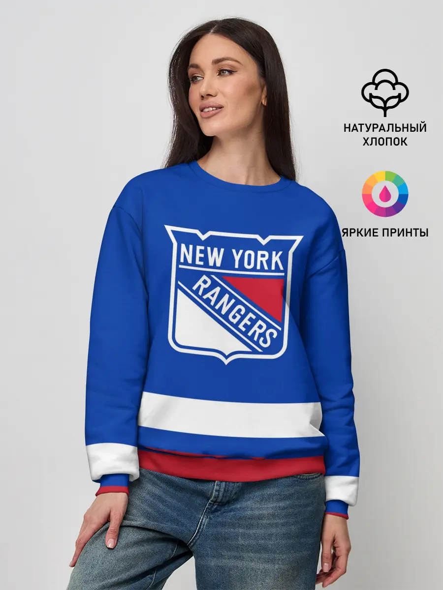 Женский свитшот / Нью-Йорк Рейнджерс НХЛ