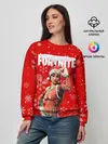 Женский свитшот / FORTNITE НОВОГОДНИЙ.