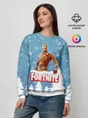 Женский свитшот / Новогодний Fortnite