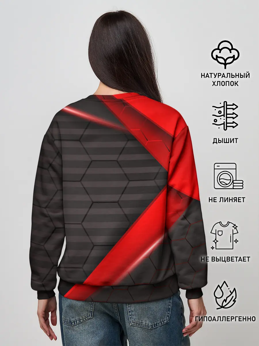 Женский свитшот / MASS EFFECT N7 | МАСС ЭФФЕКТ Н7