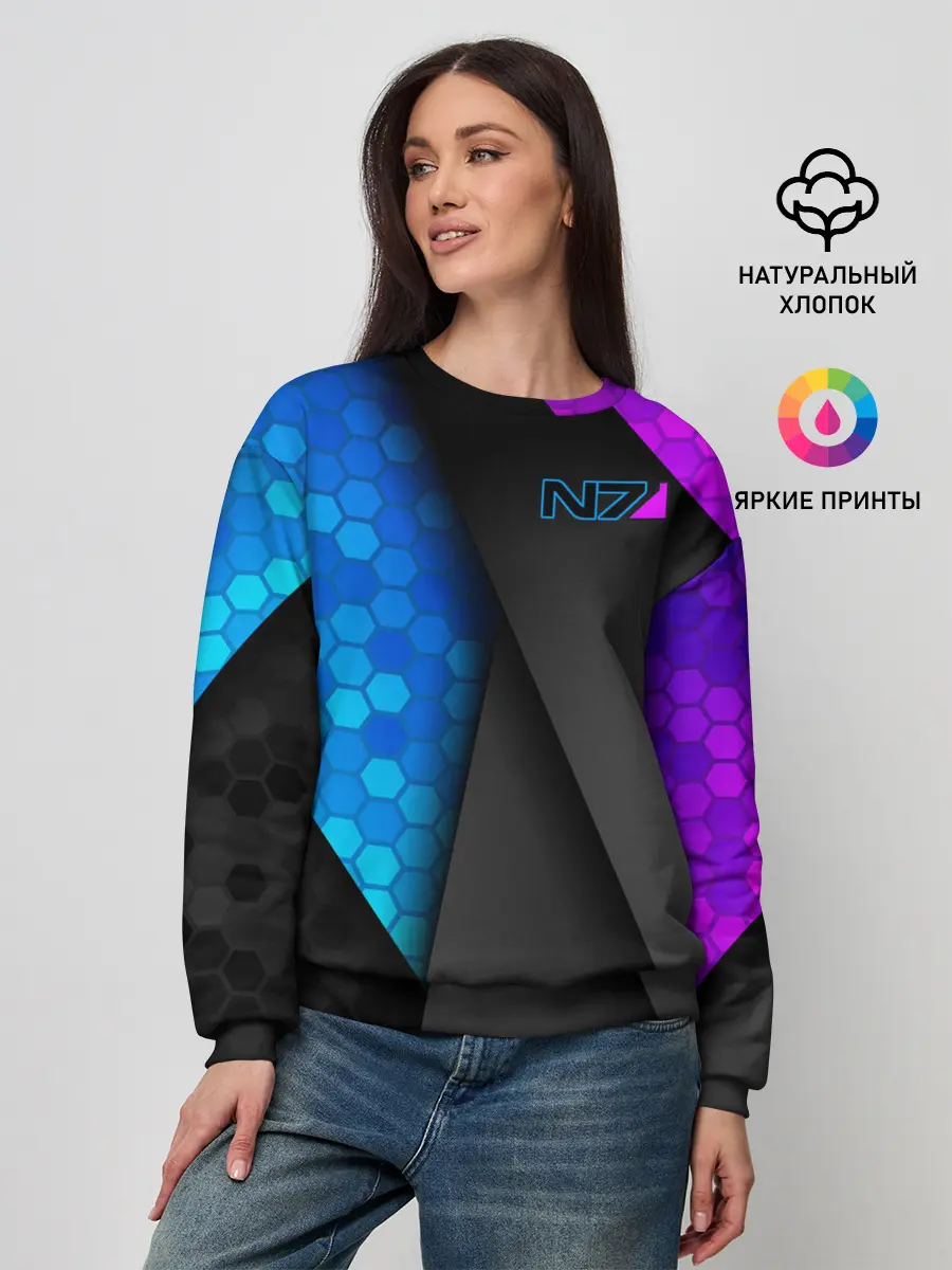 Женский свитшот / Mass Effect N7