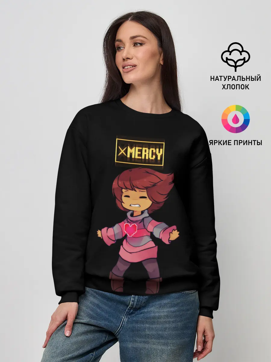 Женский свитшот / UNDERTALE FRISK