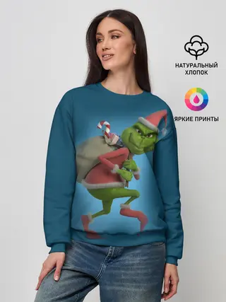 Женский свитшот / Гринч