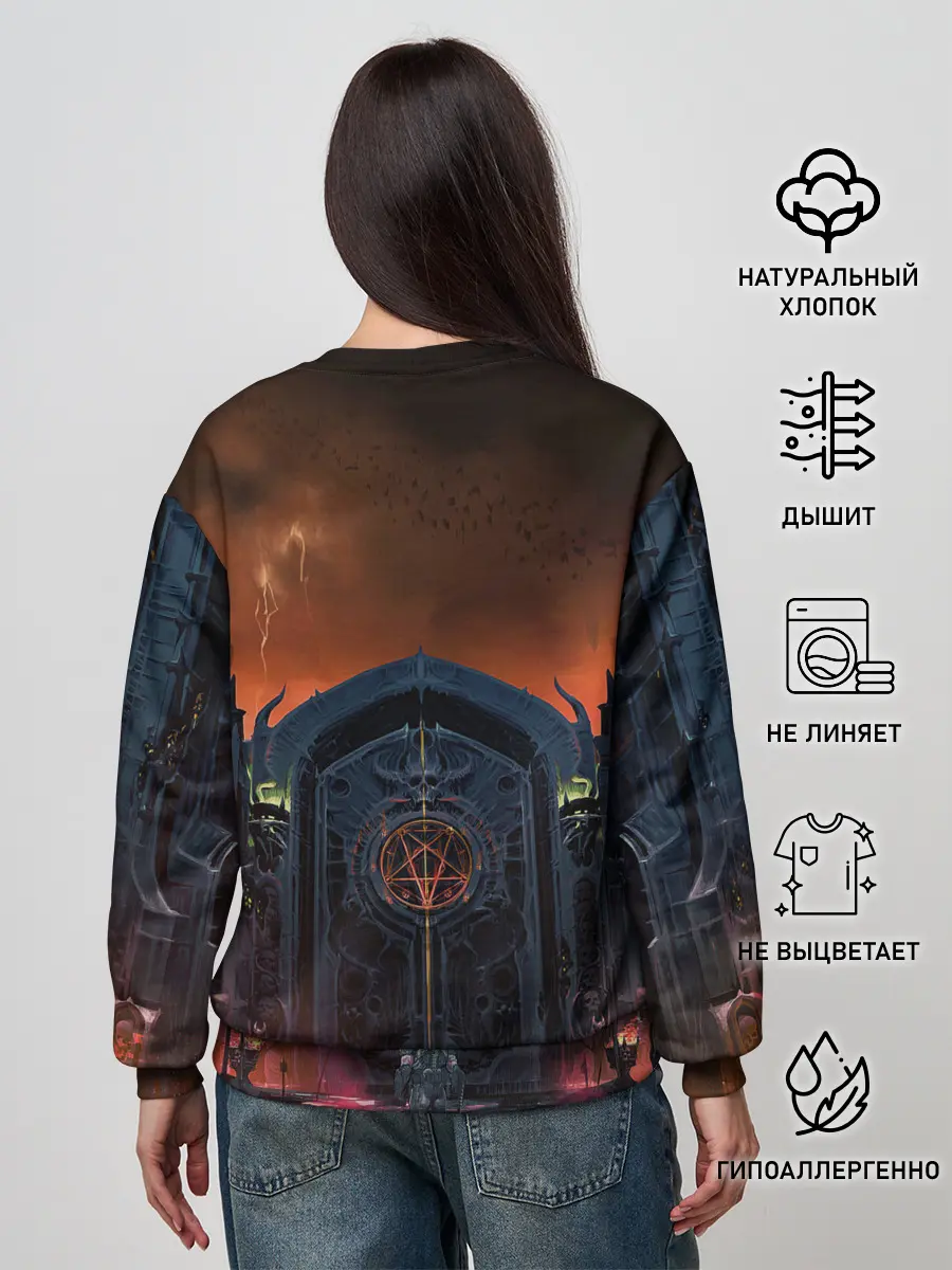 Женский свитшот / DOOM - Hellgate