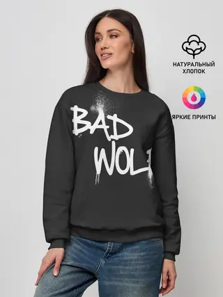 Женский свитшот / Bad wolf