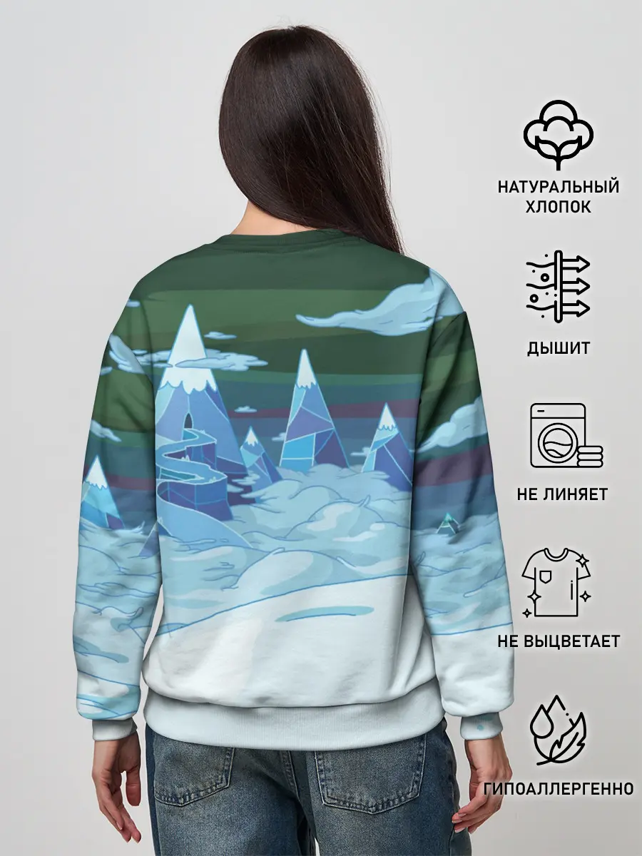 Женский свитшот / Finn on Jake