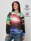 Женский свитшот / ЗАКАТ НОЧНОЙ