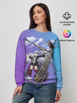 Женский свитшот / Azur Lane Enterprise and Yorktown