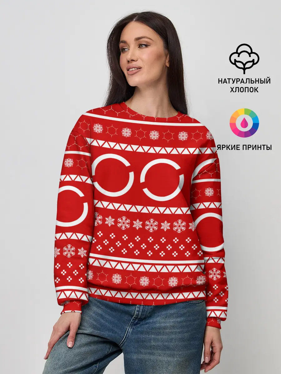 Женский свитшот / СВИТЕР DETROIT BECOME HUMAN