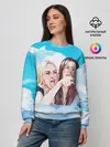 Женский свитшот / Акварельный Мем