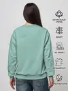 Женский свитшот / Billie Eilish Mint Art