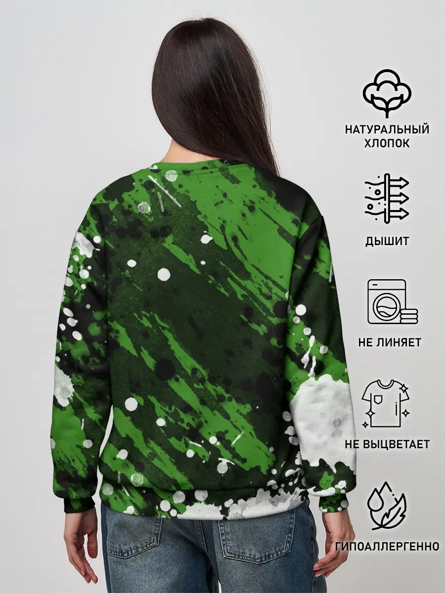 Женский свитшот / Minecraft / Майнкрафт