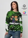 Женский свитшот / Minecraft / Майнкрафт