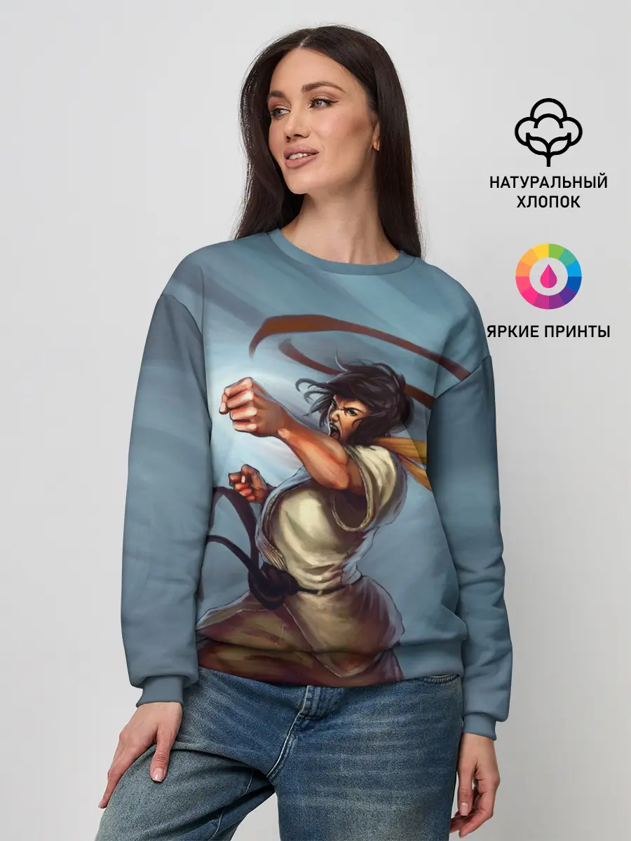 Женский свитшот / Karate girl