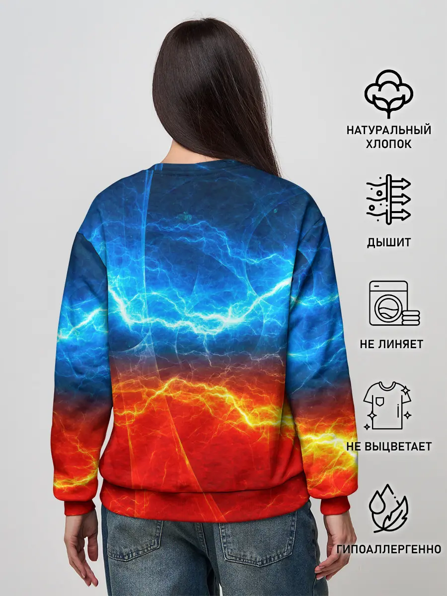 Женский свитшот / Лёд и огонь