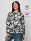 Женский свитшот / Ахегао с щупальцами