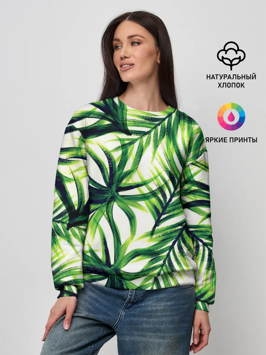 Женский свитшот / Тропики