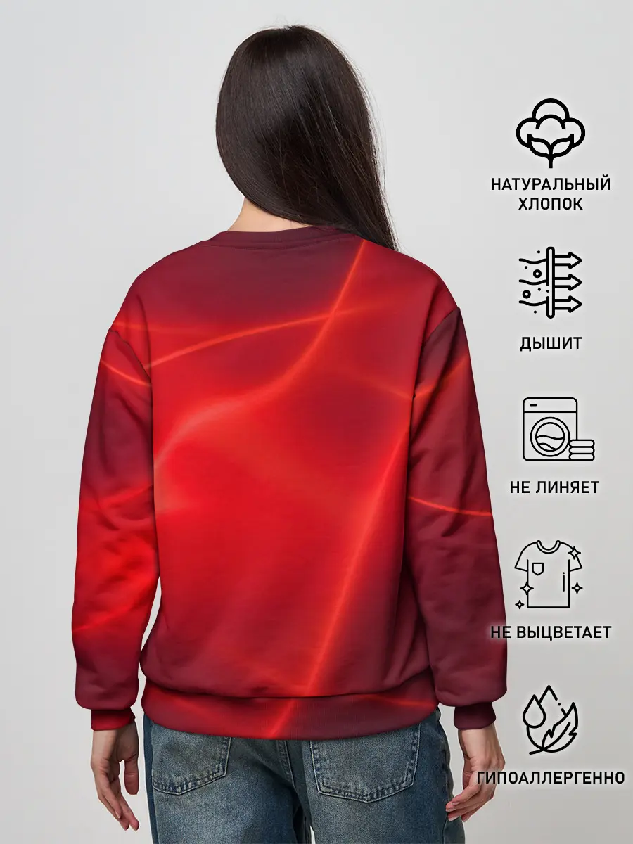 Женский свитшот / Плавные Линии