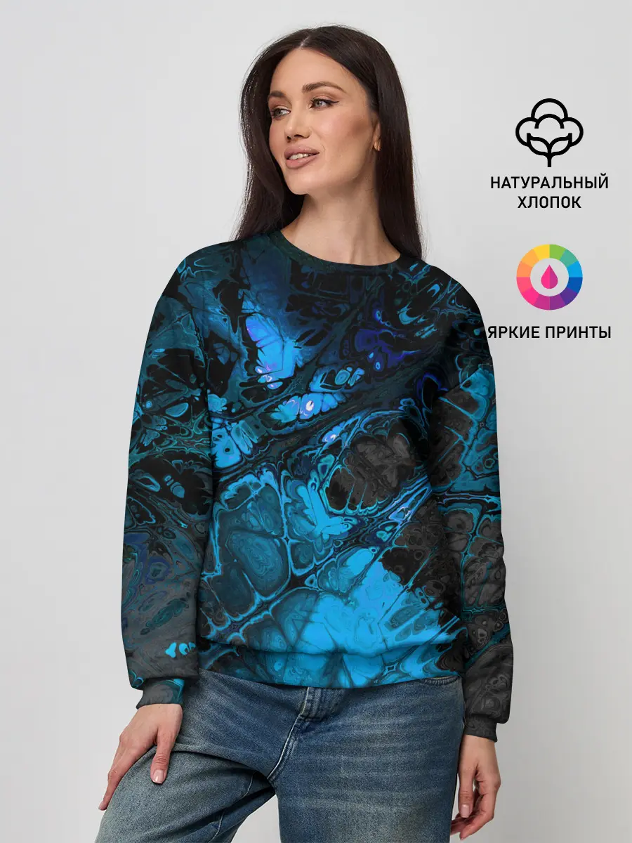 Женский свитшот / Nu abstracts art