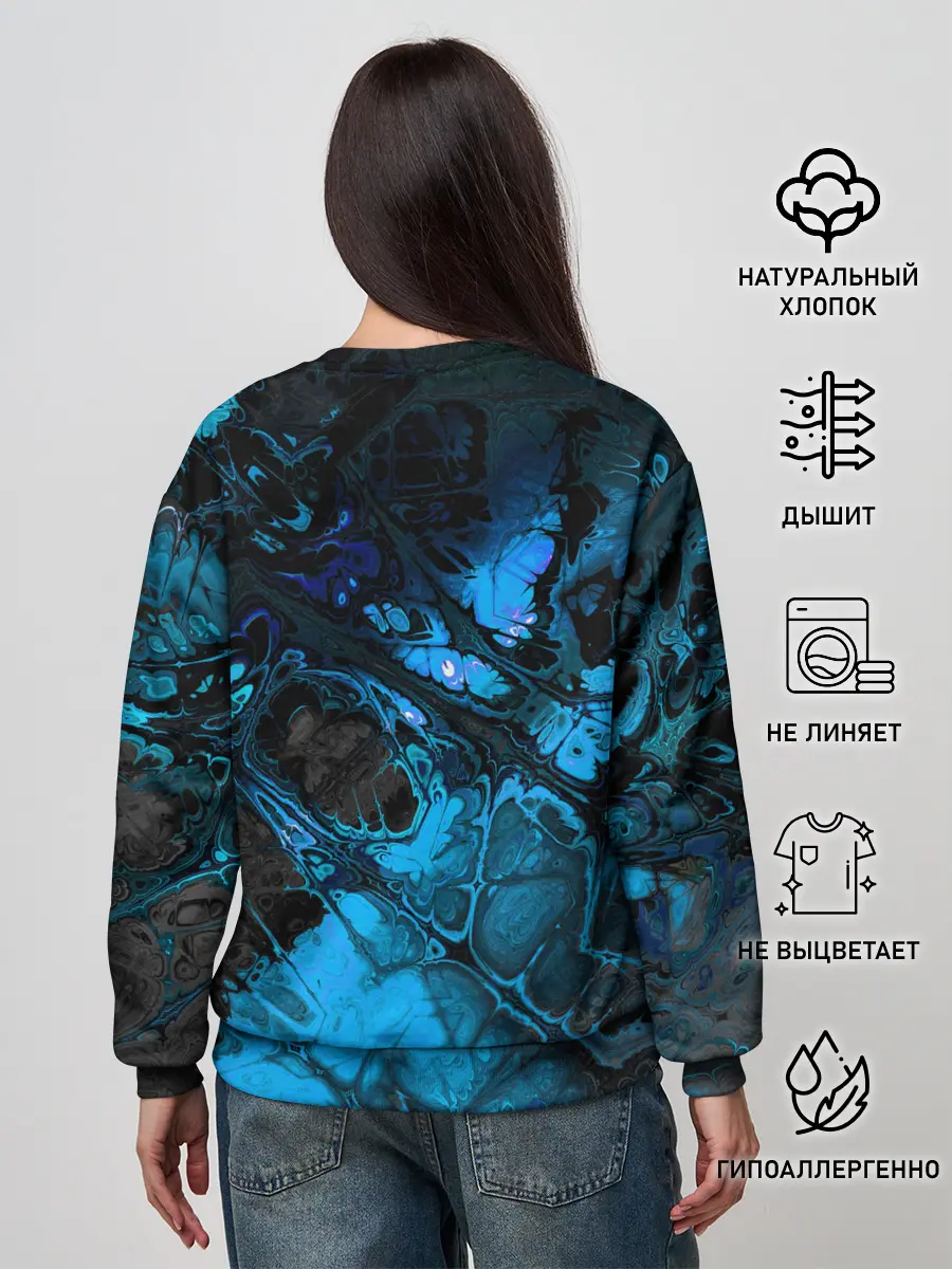 Женский свитшот / Nu abstracts art