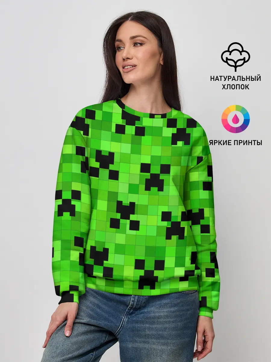 Женский свитшот / MINECRAFT | МАЙНКРАФТ
