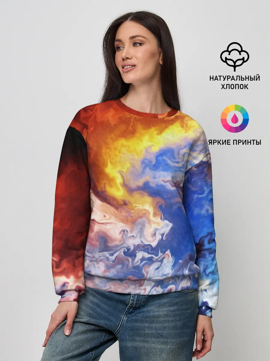 Женский свитшот / Краски