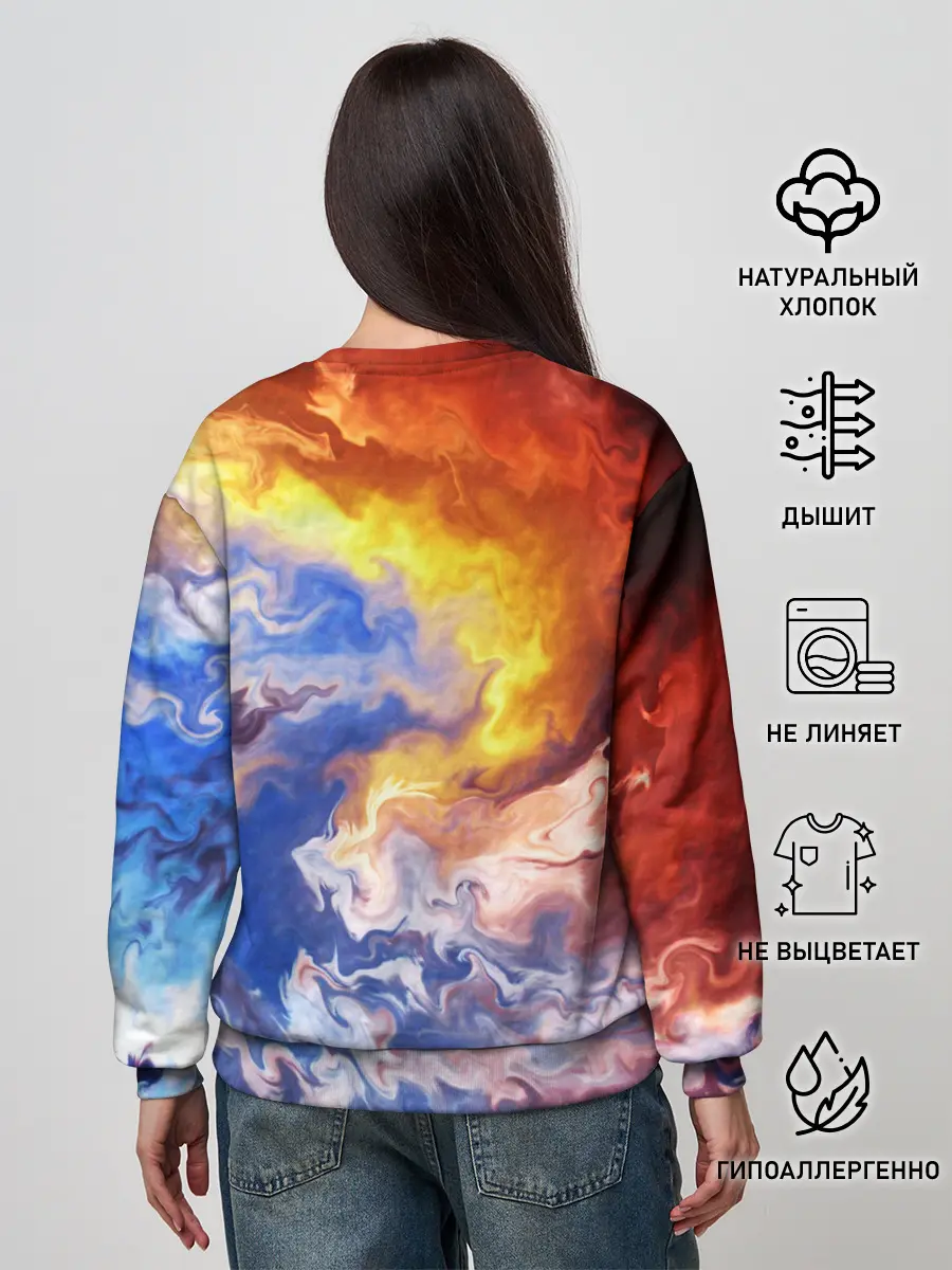 Женский свитшот / Краски