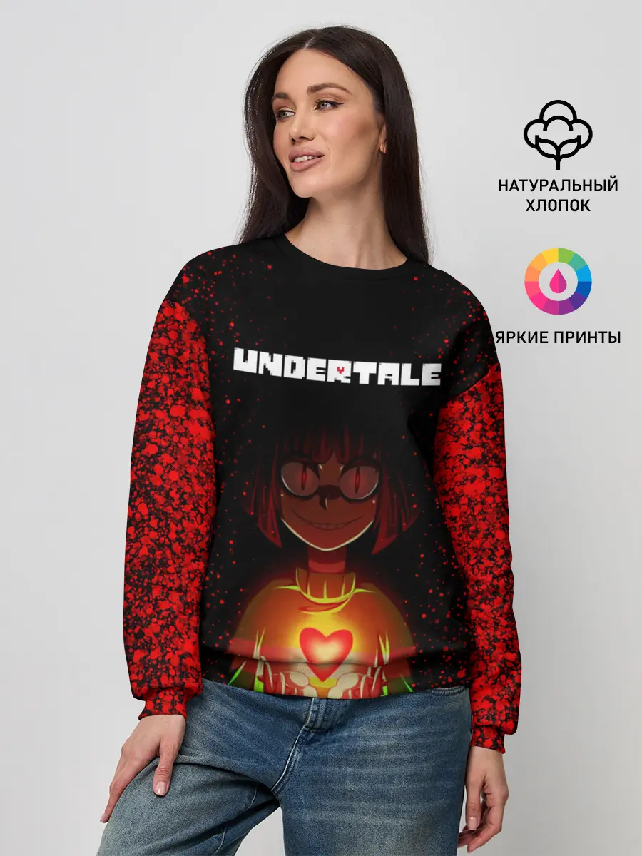 Женский свитшот / UNDERTALE CHARA