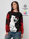 Женский свитшот / MONOKUMA В ПЛАМЕНИ / МОНОКУМА
