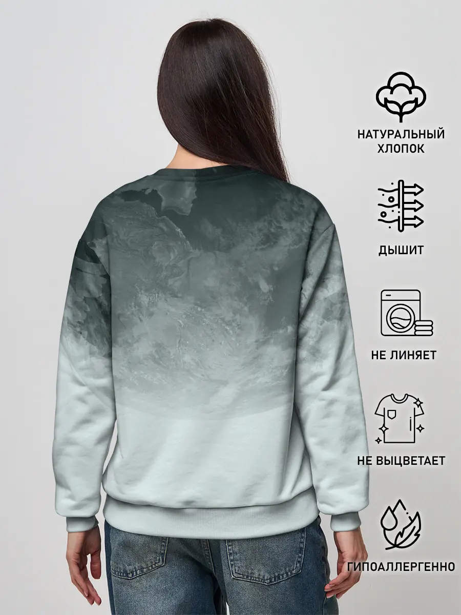 Женский свитшот / Power of the Atlas