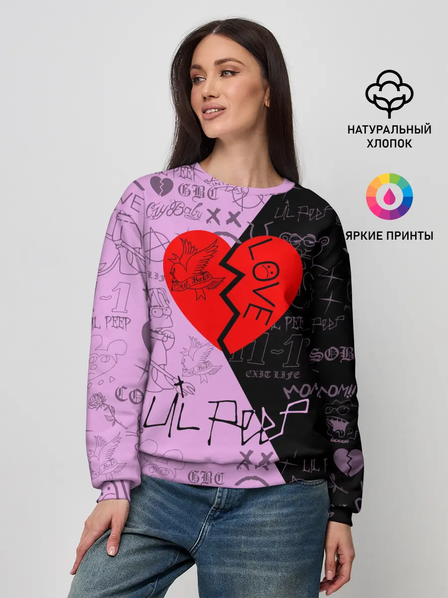 Женский свитшот / LIL PEEP.