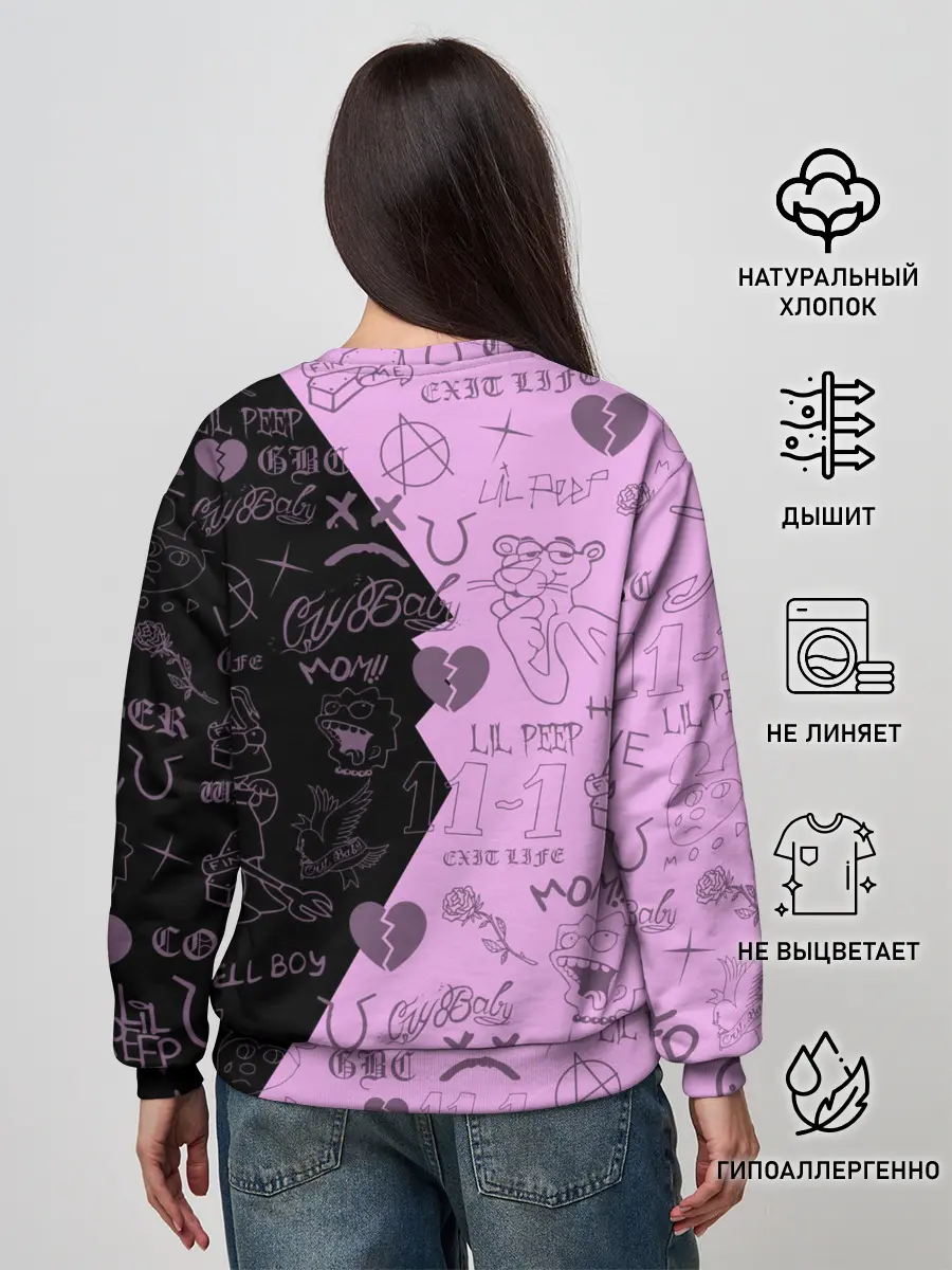 Женский свитшот / LIL PEEP.