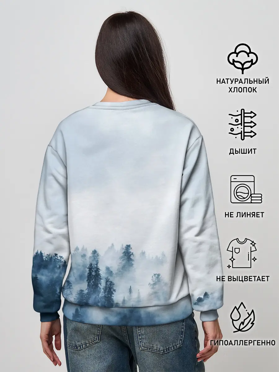 Женский свитшот / МЫ РУССКИЕ С НАМИ БОГ