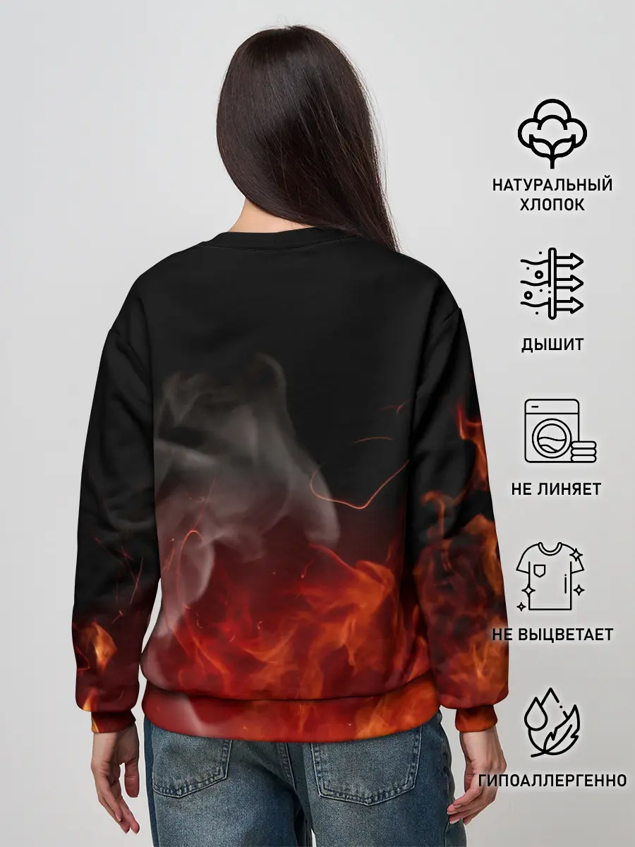 Женский свитшот / ВЕДЬМАК / THE WITCHER / ГЕРАЛЬТ