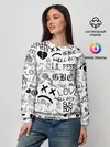 Женский свитшот / LIL PEEP | ЛИЛ ПИП LOGOBOMBING