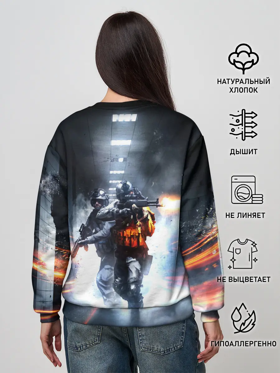 Женский свитшот / Battlefield