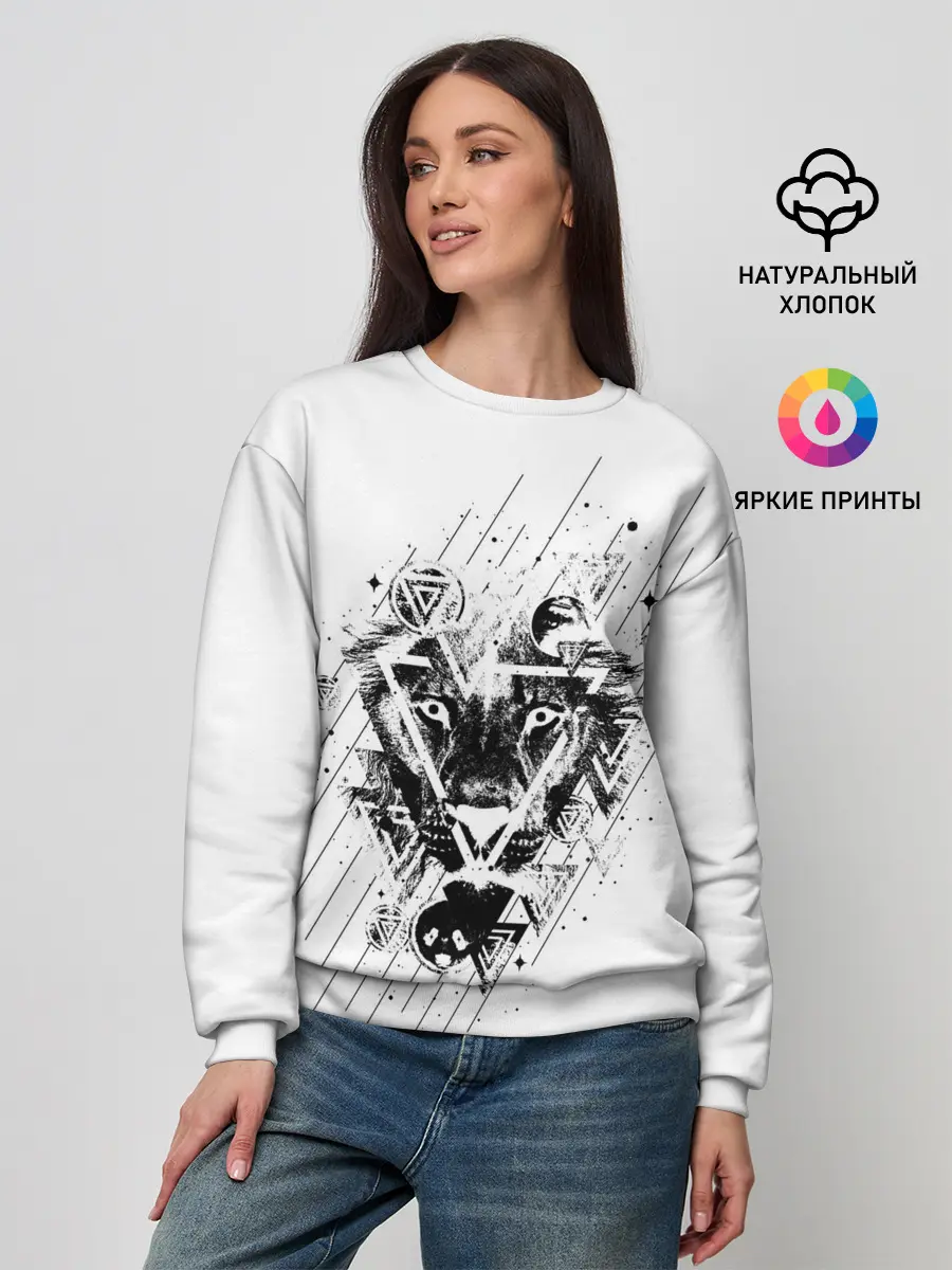 Женский свитшот / Лев