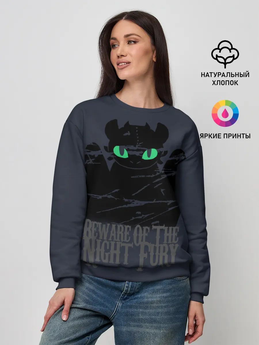 Женский свитшот / Как приручить дракона