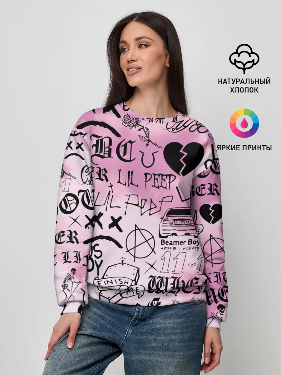 Женский свитшот / LIL PEEP.