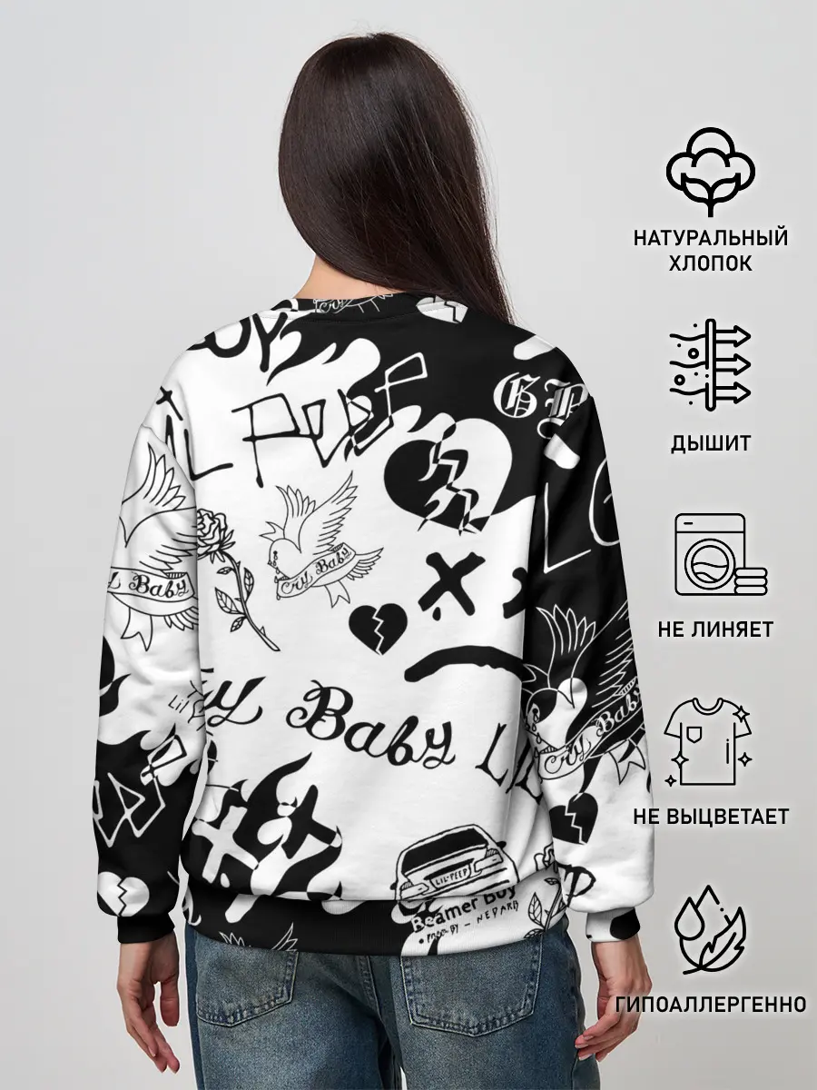 Женский свитшот / LIL PEEP | ЛИЛ ПИП