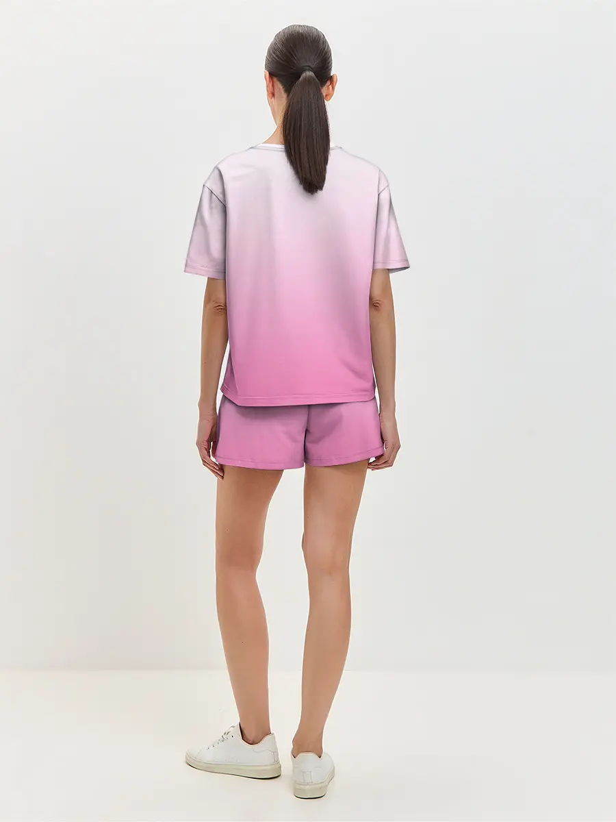 Женская пижама с шортами / веселая овечка