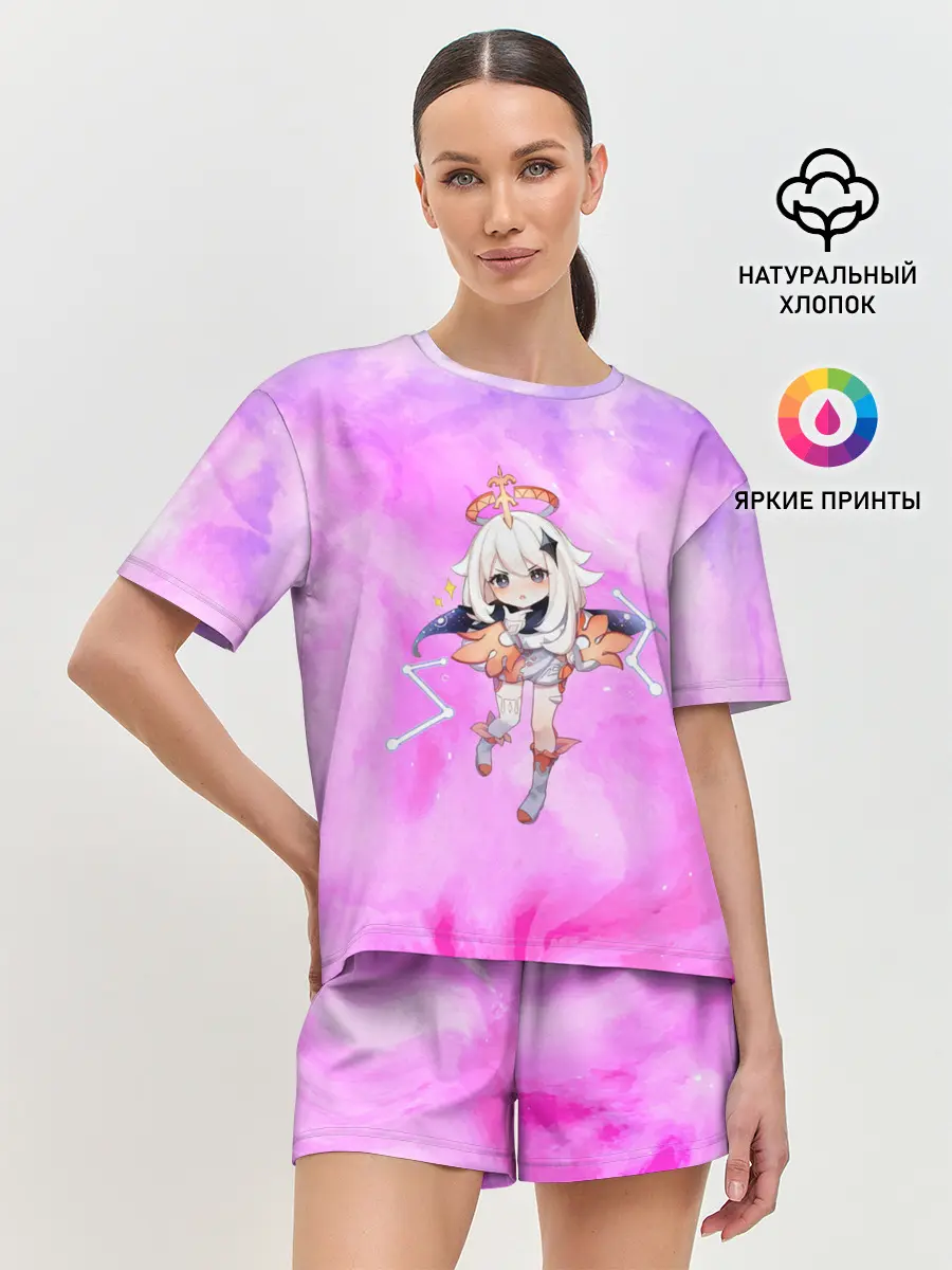 Женская пижама с шортами / Genshin Impact