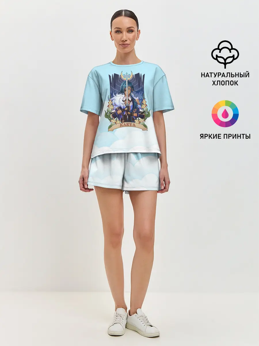 Женская пижама с шортами / Genshin Impact