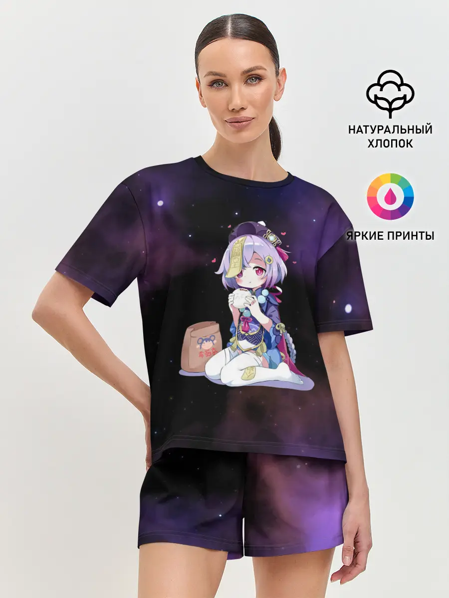 Женская пижама с шортами / Genshin Impact