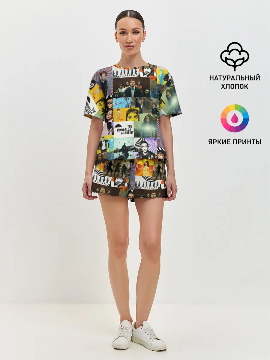 Женская пижама с шортами / АКАДЕМИЯ АМБРЕЛЛА