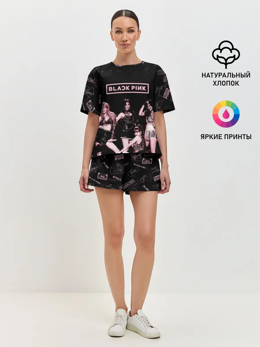 Женская пижама с шортами / BLACKPINK
