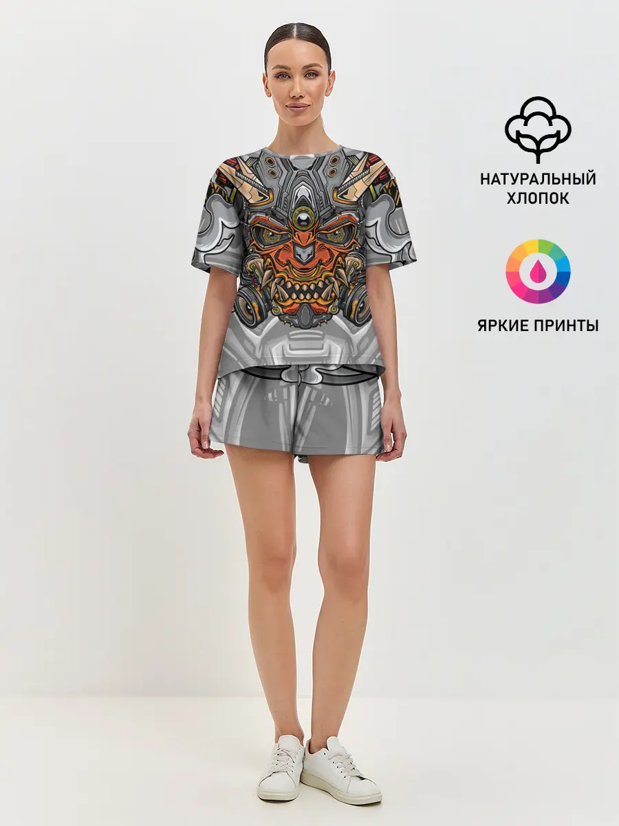 Женская пижама с шортами / Cyber Samurai