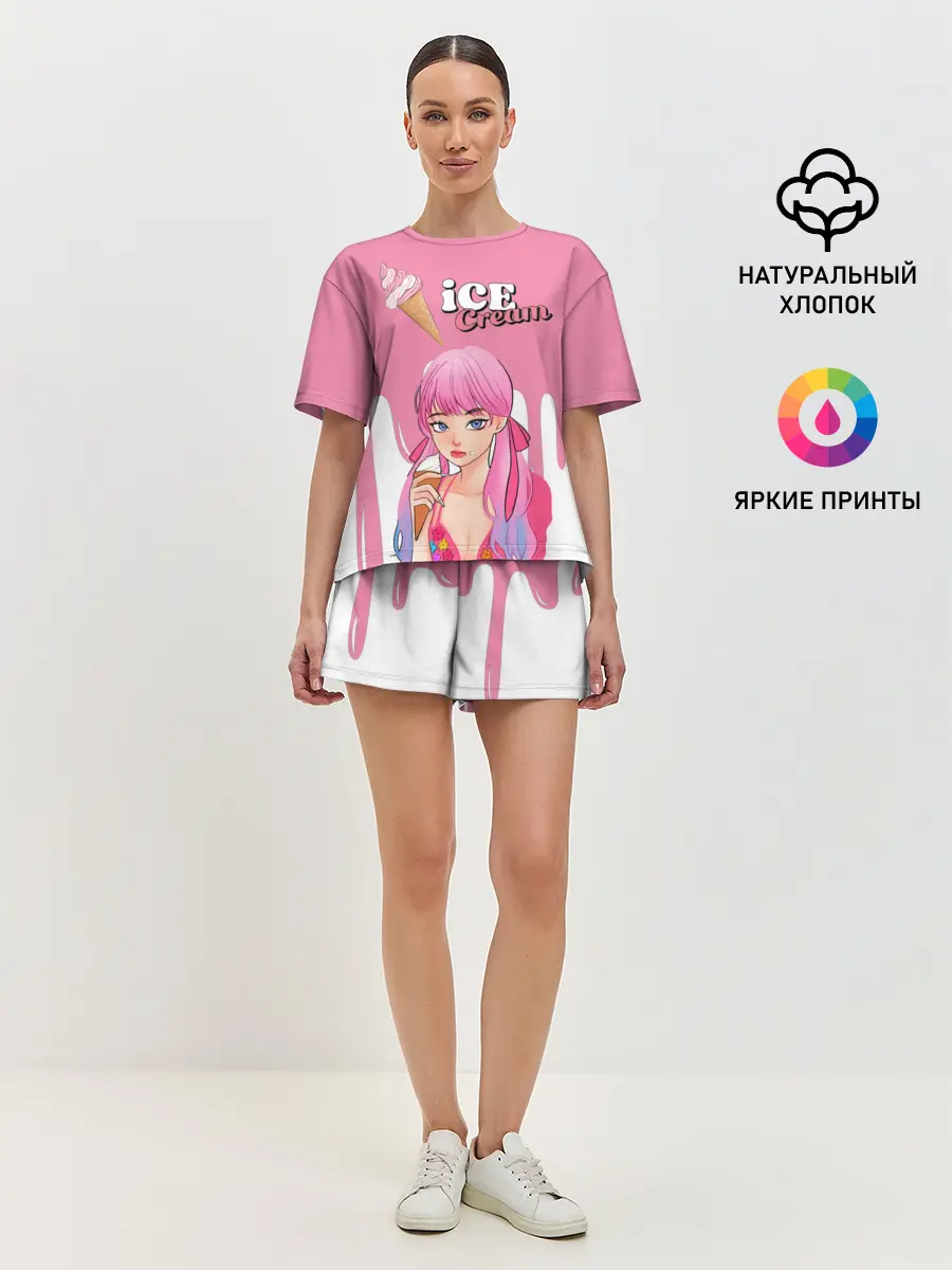 Женская пижама с шортами / BLACKPINK Ice Cream