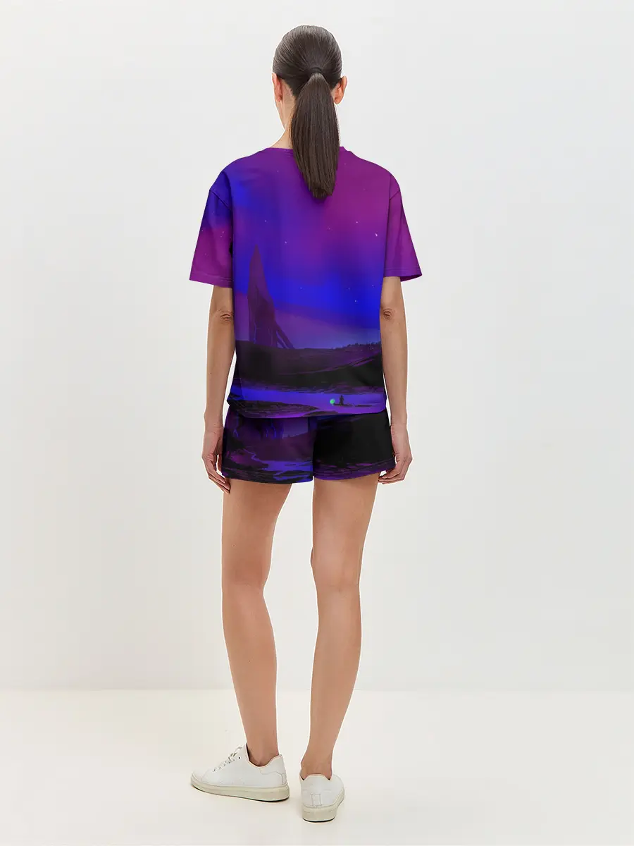 Женская пижама с шортами / Сказочный волк