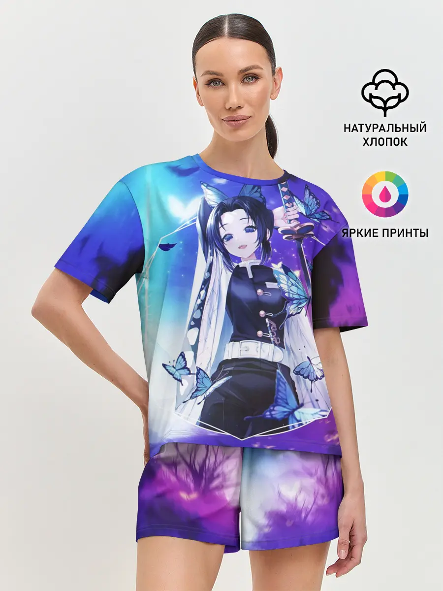 Женская пижама с шортами / Шинобу